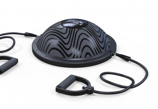 Полусфера гимнастическая надувная R3 с эспандерами и насосом Original Fit.Tools Полусфера гимнастическая надувная R3 с эспандерами и насосом Original Fit.Tools