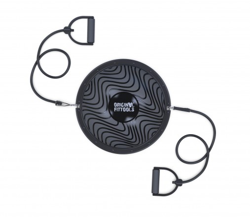 Полусфера гимнастическая надувная R3 с эспандерами и насосом Original Fit.Tools Полусфера гимнастическая надувная R3 с эспандерами и насосом Original Fit.Tools