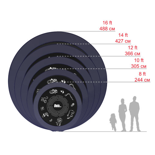 Батут пружинный с защитной сеткой UNIX line SUPREME GAME 10ft Батут пружинный с защитной сеткой UNIX line SUPREME GAME 10ft