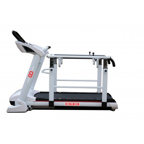 Беговая дорожка реабилитационная CardioPower TR150 AC с удлиненными двойными поручнями Беговая дорожка реабилитационная CardioPower TR150 AC с удлиненными двойными поручнями