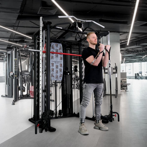 Многофункциональный силовой комплекс Inspire SCS Functional Trainer на базе Машины Смита с грузоблоками и турником Многофункциональный силовой комплекс Inspire SCS Functional Trainer на базе Машины Смита с грузоблоками и турником