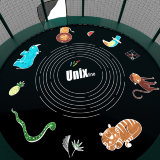 Батут UNIX line SUPREME GAME 14 ft + Basketball