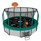 Батут UNIX line SUPREME GAME 14 ft + Basketball
