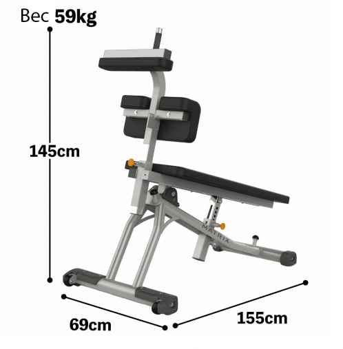 Скамья для пресса Matrix Magnum MG-A77 серебристая Скамья для пресса Matrix Magnum MG-A77 серебристая