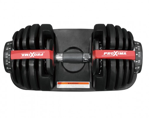 Регулируемая гантель PROXIMA Gigant c возможностью изменения веса от 2,5 до 24 кг Регулируемая гантель PROXIMA Gigant c возможностью изменения веса от 2,5 до 24 кг