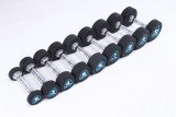 Гантели в уретане LIVEPRO Studio Dumbbells 5 кг, черный/синий
