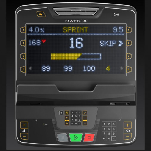 Беговая дорожка Matrix Endurance. Консоль Premium LED