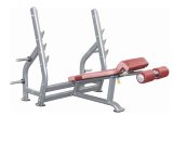 Олимпийская скамья с отрицательным наклоном, со стойками AeroFit IT IT716