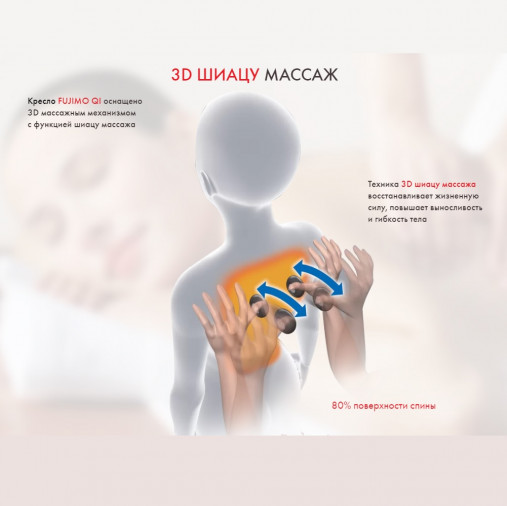 Массажное кресло FUJIMO QI F633 Графит Массажное кресло FUJIMO QI F633 Графит