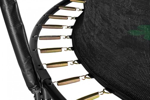 Батут Hasttings Air Game Basketball 10FT (3,05 м) с баскетбольным кольцом + внутренней сеткой и двухсторонним защитным матом (зеленый/синий)