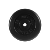 Блин "Стандарт" обрезиненный черный MB 25 кг ф26 мм