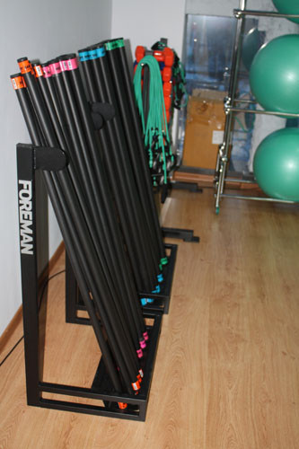 Стойка для хранения гимнастических палок Foreman FR-862 под 25 бодибаров Стойка для хранения гимнастических палок Foreman FR-862 под 25 бодибаров