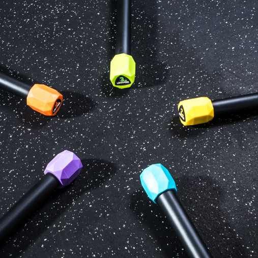 Гимнастическая палка LIVEPRO Weighted Bar 2 кг, желтый/черный Гимнастическая палка LIVEPRO Weighted Bar 2 кг, желтый/черный