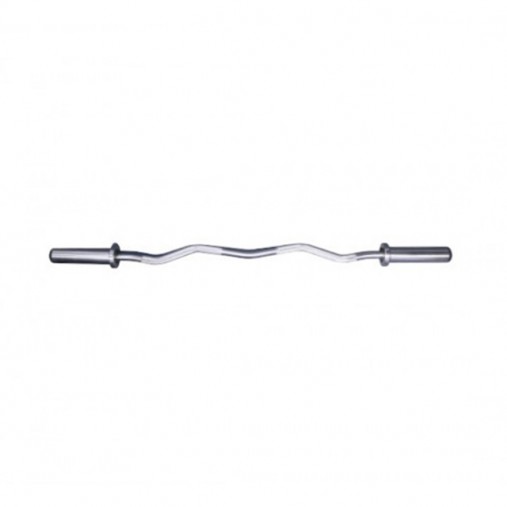 Гриф олимпийский 50 мм Smith Strength слабоизогнутый, 120 см,с упорным подшипником, резиновыми стопорами и пружинными замками