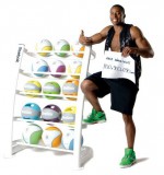 Медицинский мяч (3 кг, оранжевый) Reebok