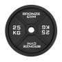 Диск олимпийский BRONZE GYM чугунный 25 кг окрашенный 51 мм.