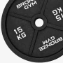 Диск олимпийский BRONZE GYM чугунный 15 кг окрашенный 51 мм.