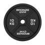 Диск олимпийский BRONZE GYM чугунный 10 кг окрашенный 51 мм.