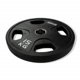 Диск олимпийский черный 15 кг BRONZE GYM полиуретан
