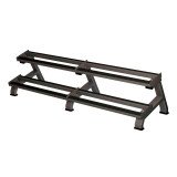 Стойка для для 20 пар гексогональных гантелей двухрядная OFT