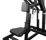 Горизонтальная тяга BRONZE GYM PL-1702, черный, рычажный тренажер-хаммер, нагружаемый дисками