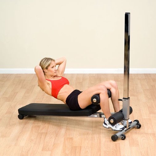 Скамья для пресса Body-Solid ProClub GAB60 в практически горизонтальном положении Скамья для пресса Body-Solid ProClub GAB60 в практически горизонтальном положении