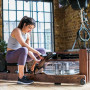 Гребной тренажер водный WaterRower Classic 300 с дисплеем S4 (материал рамы: орех)