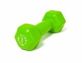 Гантель в виниловой оболочке 3 кг Original Fit.Tools зеленая