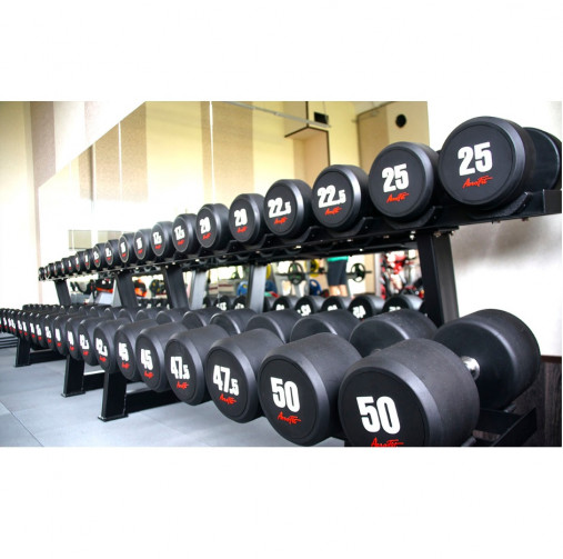 Набор обрезиненных гантелей AFDB52.5-60 AeroFit Набор обрезиненных гантелей AFDB52.5-60 AeroFit