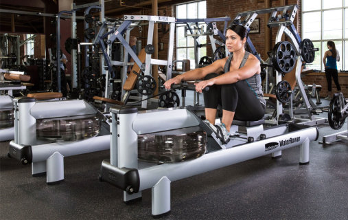 Гребной тренажер WaterRower M1 510 Black с дисплеем S4