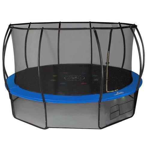 Батут Hasttings Air Game 15FT (4,6 м) "зеленый" c внутренней сеткой и двухсторонним защитным матом (зеленый/синий) Батут Hasttings Air Game 15FT (4,6 м) "зеленый" c внутренней сеткой и двухсторонним защитным матом (зеленый/синий)