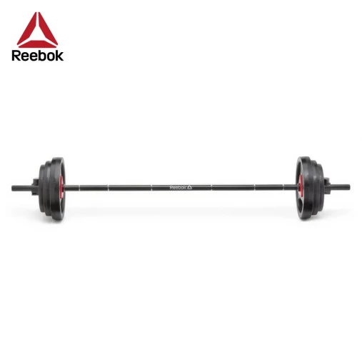 Штанга разборная для аэробики REEBOK Weight Set, 20 кг (гриф 140 см, втулка 25мм, хват 25 мм) Штанга разборная для аэробики REEBOK Weight Set, 20 кг (гриф 140 см, втулка 25мм, хват 25 мм)
