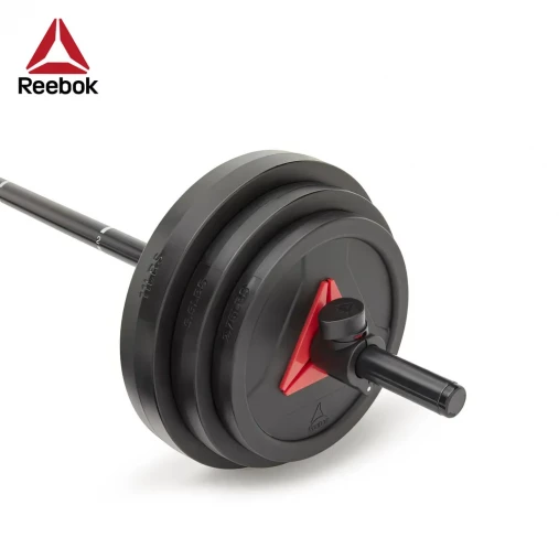 Штанга разборная для аэробики REEBOK Weight Set, 20 кг (гриф 140 см, втулка 25мм, хват 25 мм) Штанга разборная для аэробики REEBOK Weight Set, 20 кг (гриф 140 см, втулка 25мм, хват 25 мм)