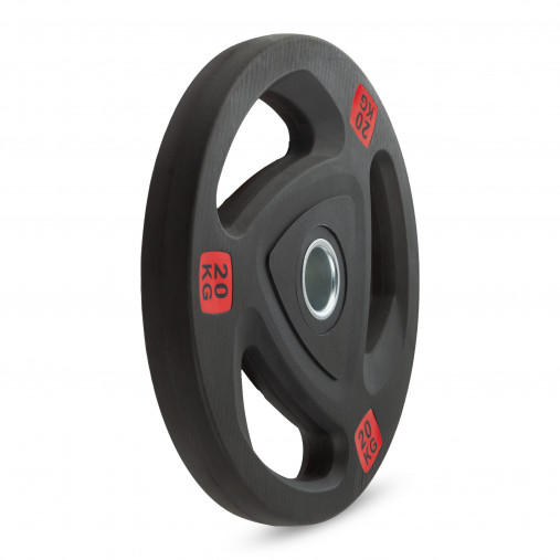 Набор дисков 51 мм. с 3-мя хватами от 2,5-25 кг VictoryFit (155 кг, 6 пар) серии ST с полиуретановым покрытием Набор дисков 51 мм. с 3-мя хватами от 2,5-25 кг VictoryFit (155 кг, 6 пар) серии ST с полиуретановым покрытием