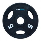 Диск обрезиненный INEX GRP-N с 3 отверстиями, вес 5 кг Диск обрезиненный INEX GRP-N с 3 отверстиями, вес 5 кг