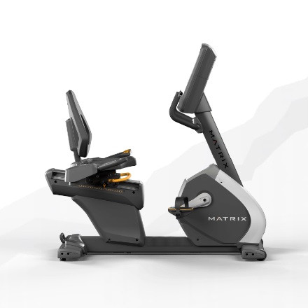 Горизонтальный велотренажер Matrix Performance. Консоль Touch Горизонтальный велотренажер Matrix Performance. Консоль Touch