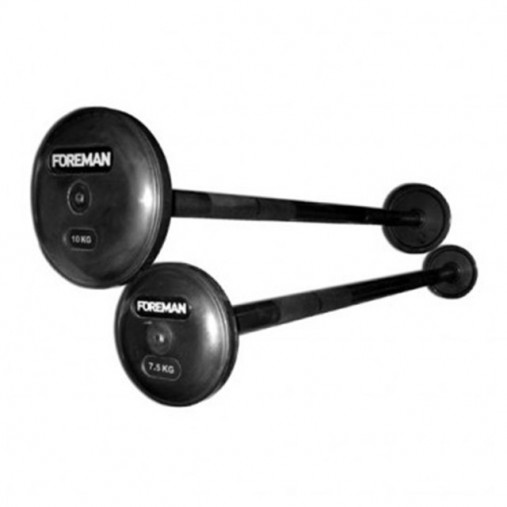 Штанга фиксированная обрезиненная FOREMAN FP/FB-RUB-EPR/20KG