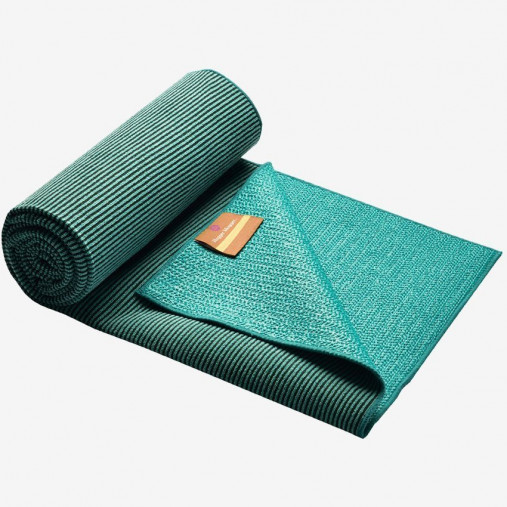 Плед для йоги HUGGER MUGGER Bamboo Yoga Towel сине-зеленый Плед для йоги HUGGER MUGGER Bamboo Yoga Towel сине-зеленый