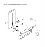 Горизонтальная (гребная) тяга Bronze Gym MIGHT 24