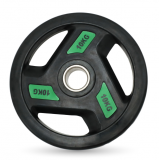 Диск обрезиненный c хватом UNIX Fit PRO 10 кг, 51 мм, олимпийский, зеленый Диск обрезиненный c хватом UNIX Fit PRO 10 кг, 51 мм, олимпийский, зеленый