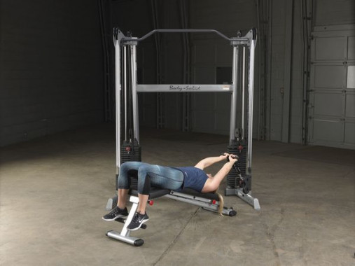 Сдвоенная блочная стойка / Кроссовер угловой Body-Solid GDCC200 со стеками 72.5 кг Сдвоенная блочная стойка / Кроссовер угловой Body-Solid GDCC200 со стеками 72.5 кг