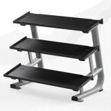 MATRIX Magnum MG-A544 Короткая трехъярусная стойка для гантелей с плоскими полками MATRIX Magnum MG-A544 Короткая трехъярусная стойка для гантелей с плоскими полками