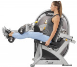 Сгибание ног сидя HOIST CL-3402 серебряный/ синий