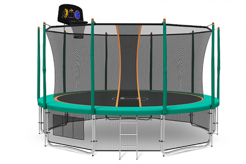Батут Hasttings Classic Game Green 15FT (4,6 м) с баскетбольным сетом Батут Hasttings Classic Game Green 15FT (4,6 м) с баскетбольным сетом