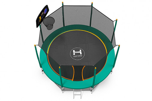 Батут Hasttings Classic Game Green 15FT (4,6 м) с баскетбольным сетом Батут Hasttings Classic Game Green 15FT (4,6 м) с баскетбольным сетом