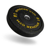 Диск бамперный 15 кг желтый BRONZE GYM BG-BMP-15 Диск бамперный 15 кг желтый BRONZE GYM BG-BMP-15