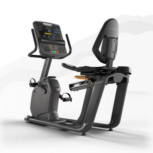 Горизонтальный велотренажер Matrix Lifestyle. Консоль Premium LED
