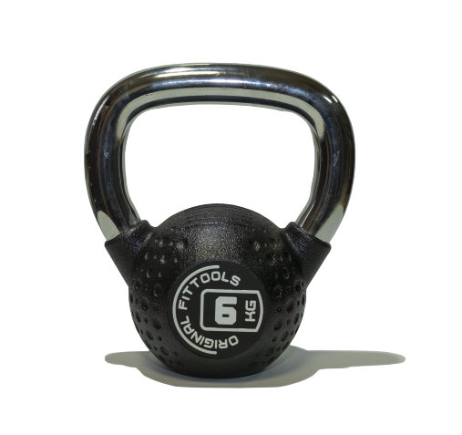 Гиря 6 кг с хромированной ручкой полиуретановая (CPU) Гиря 6 кг с хромированной ручкой полиуретановая (CPU)