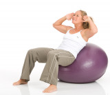 Гимнастический мяч TOGU Pendel Ball 80 см, фиолетовый