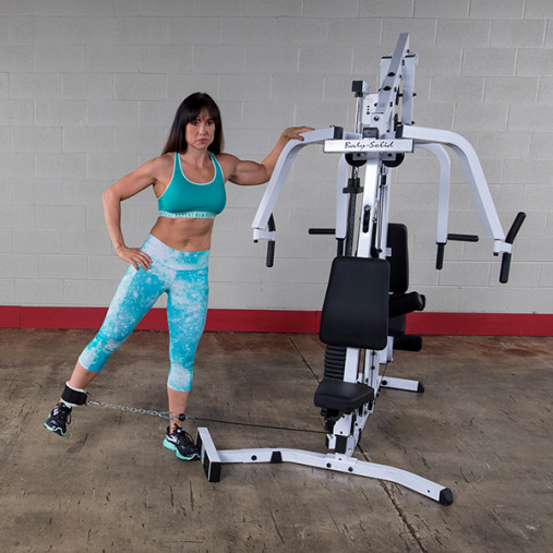 Многофункциональный силовой тренажер Body-Solid EXM2500S мультистанция двухпозиционная со стеком 95кг Многофункциональный силовой тренажер Body-Solid EXM2500S мультистанция двухпозиционная со стеком 95кг